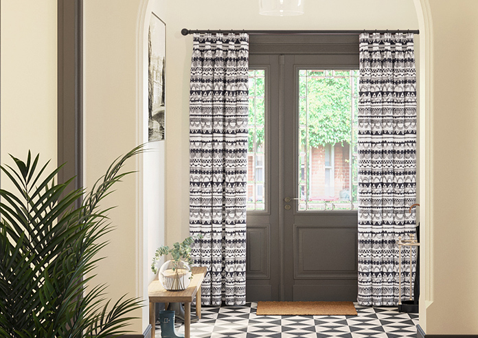 Bohemian, Black - Made to Measure Curtains - Image 3